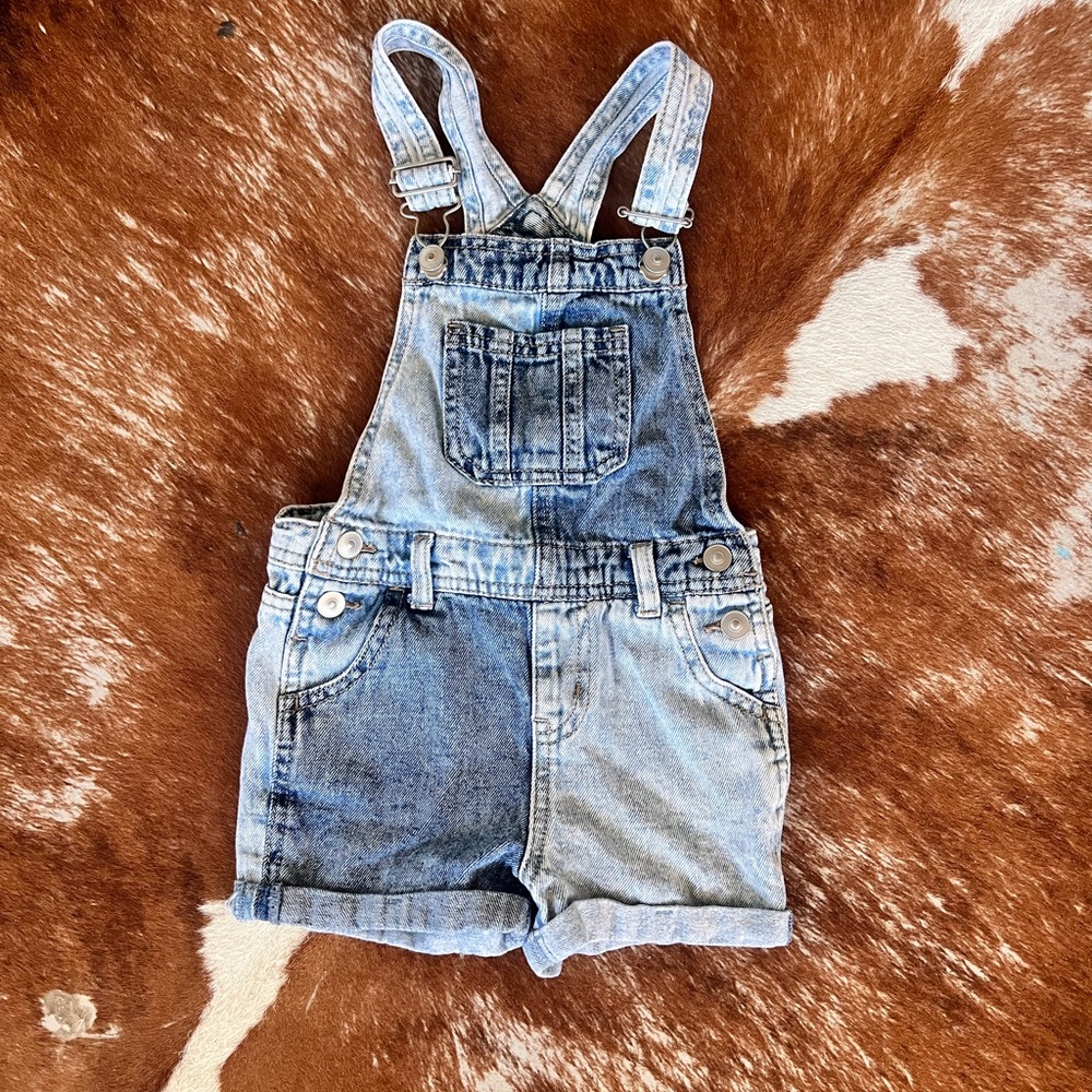 Wonder Nation Light Blue Kids Overalls